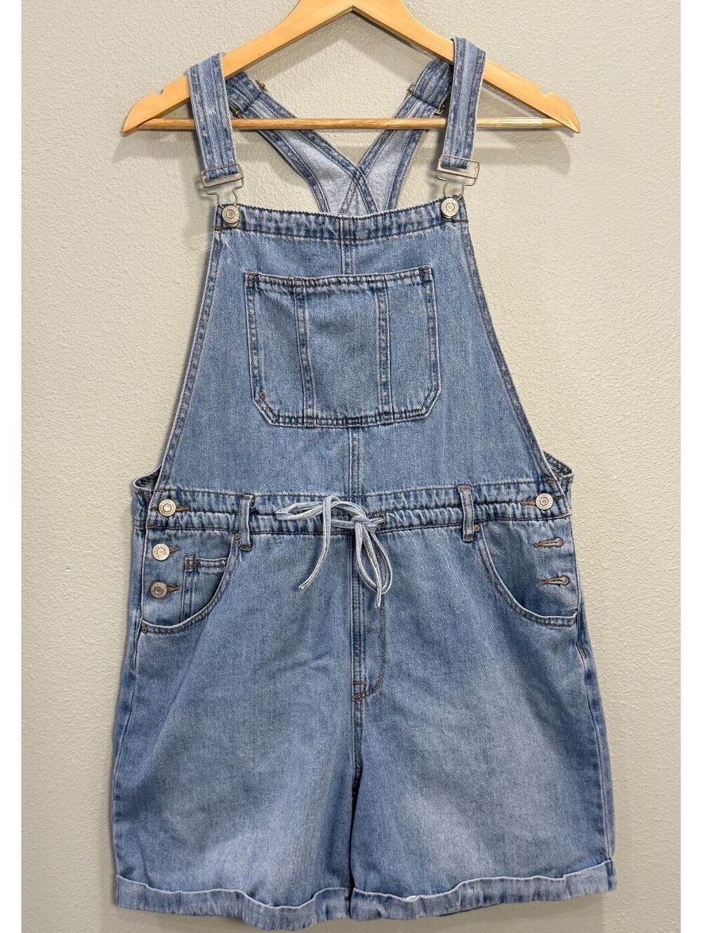 Kensie Jean's Denim Shortalls - Women's Large NWOT